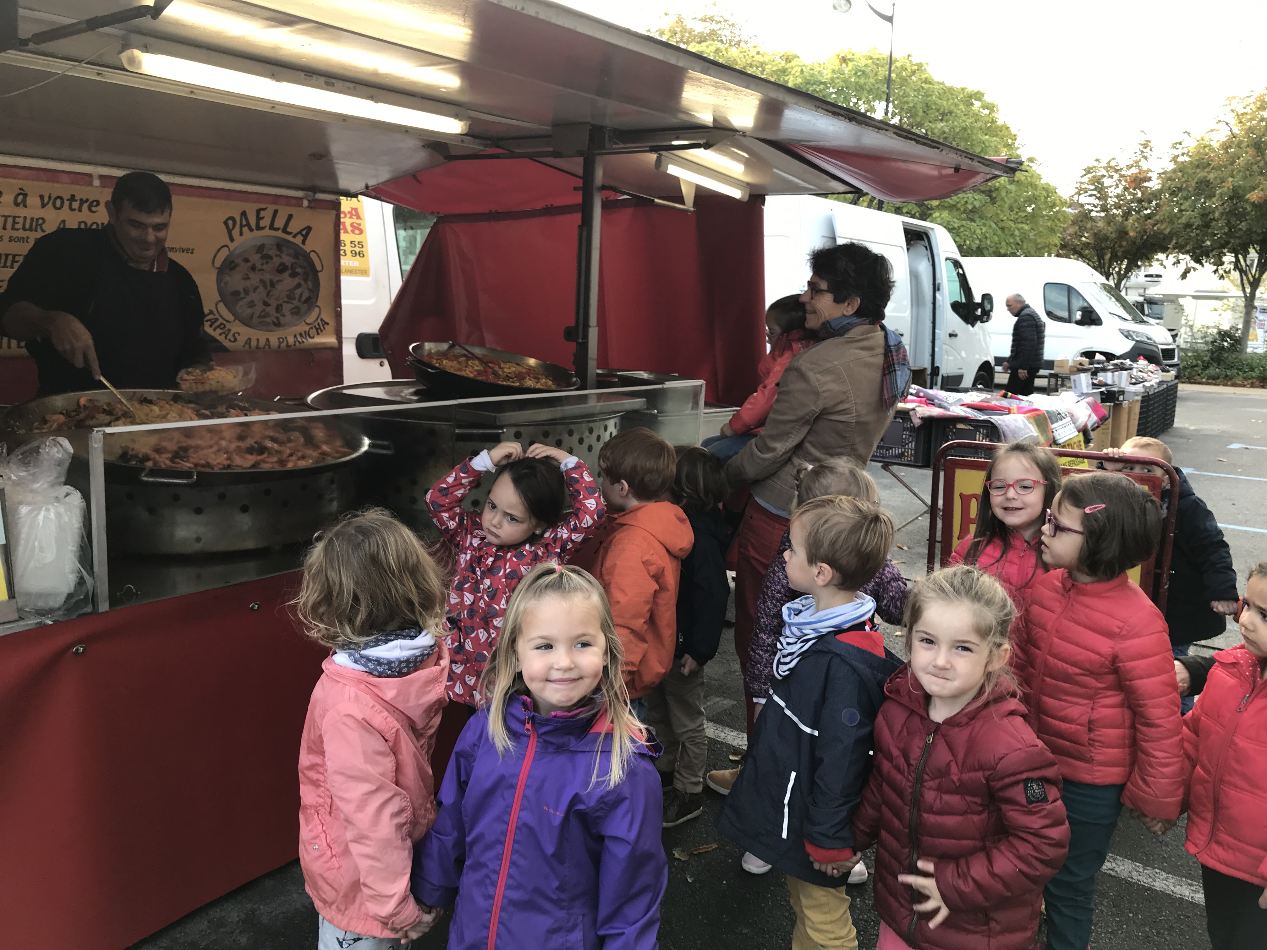 Visite du march&eacute;